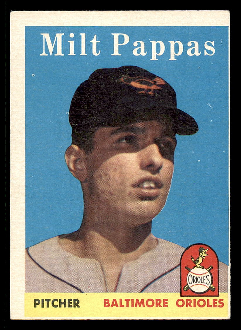 1958 Topps #457 Milt Pappas RC