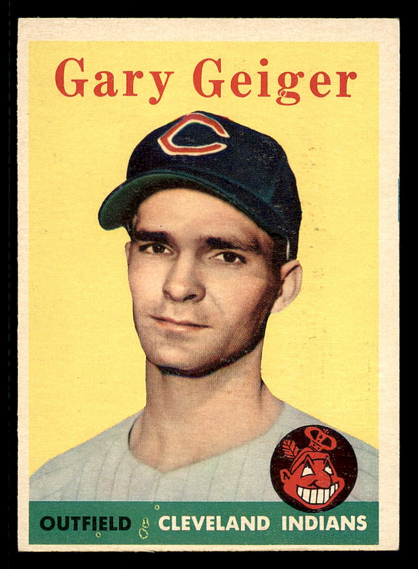 1958 Topps #462 Gary Geiger SP RC