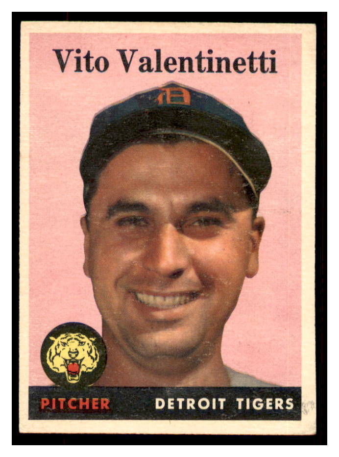 1958 Topps #463 Vito Valentinetti