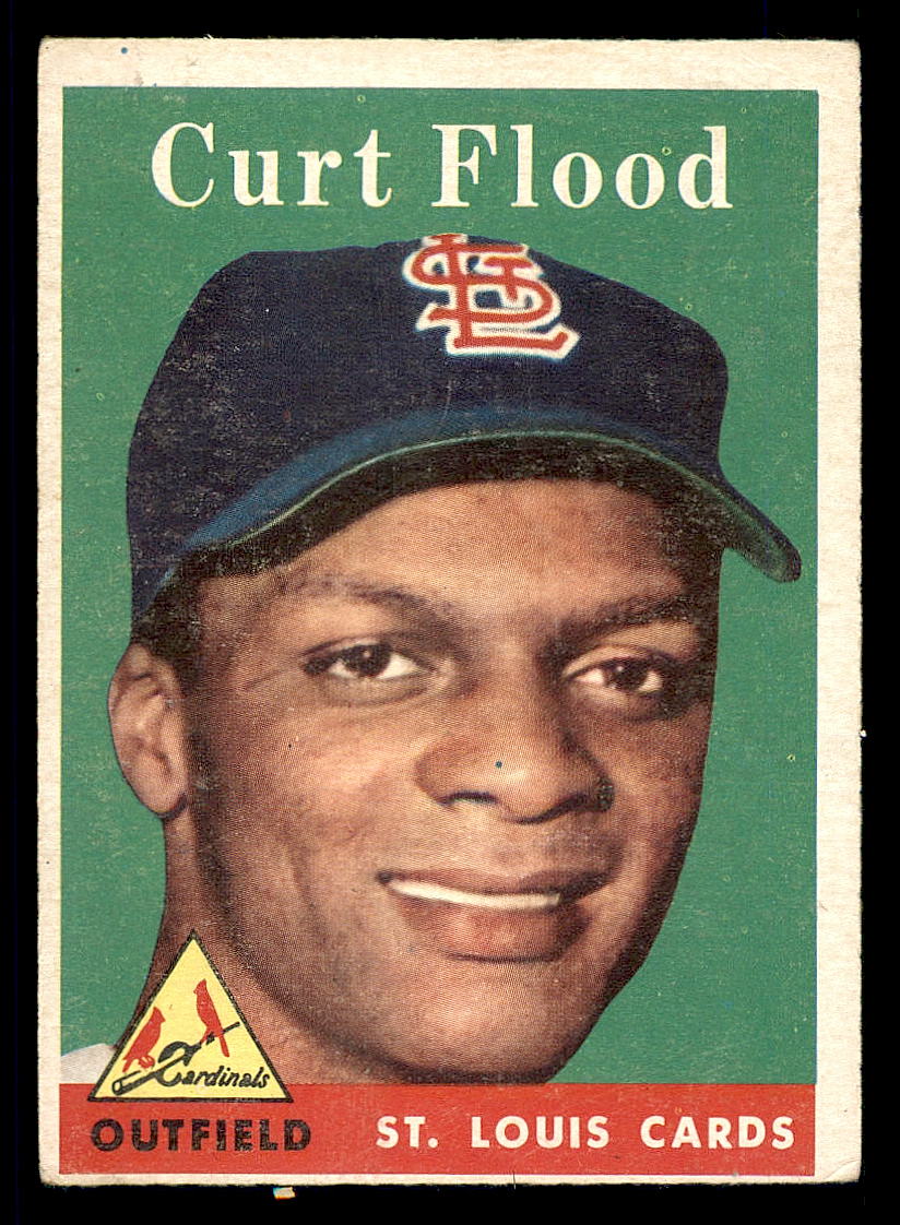 1958 Topps #464 Curt Flood RC