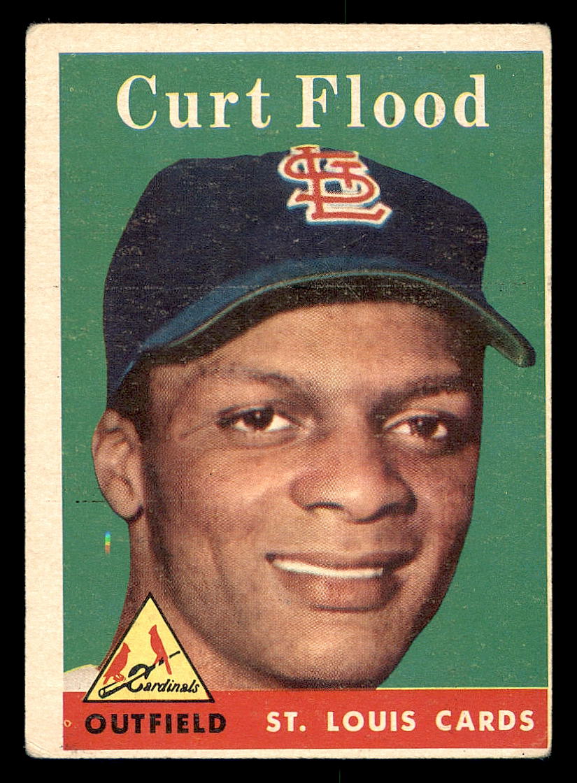 1958 Topps #464 Curt Flood RC