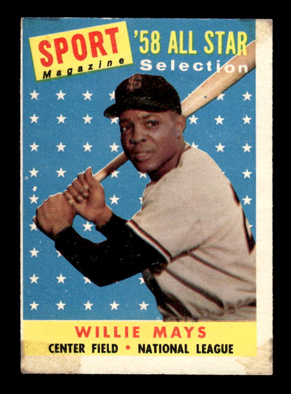 1958 Topps #486 Willie Mays AS - NrMt (7)
