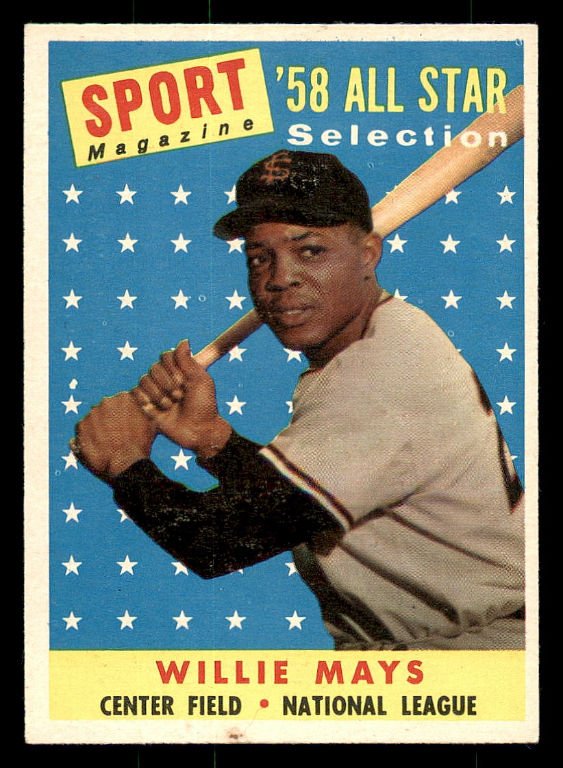 1964 TOPPS FRIENDLY FOES WILLIE McCOVEY BASEBALL CARD #41 ~ NM/MT