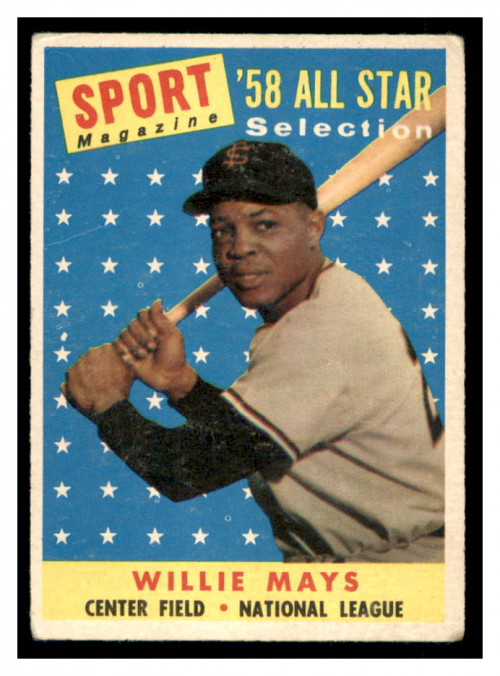 1958 Topps #486 Willie Mays AS
