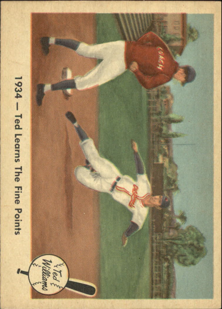 1959 Fleer Ted Williams #4 Learns Fine Points