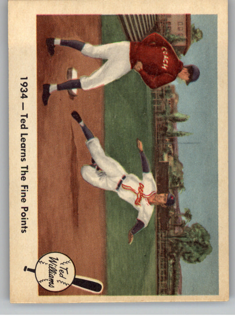 1959 Fleer Ted Williams #4 Learns Fine Points