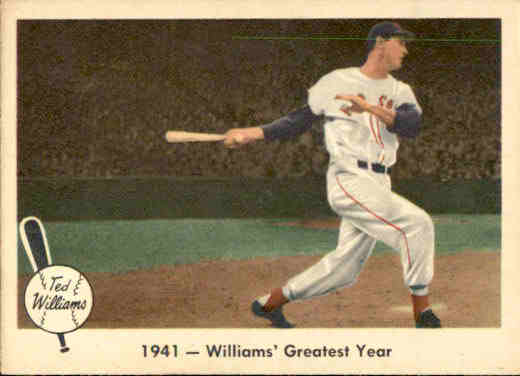 1959 Fleer Ted Williams #16 1941 Greatest Year
