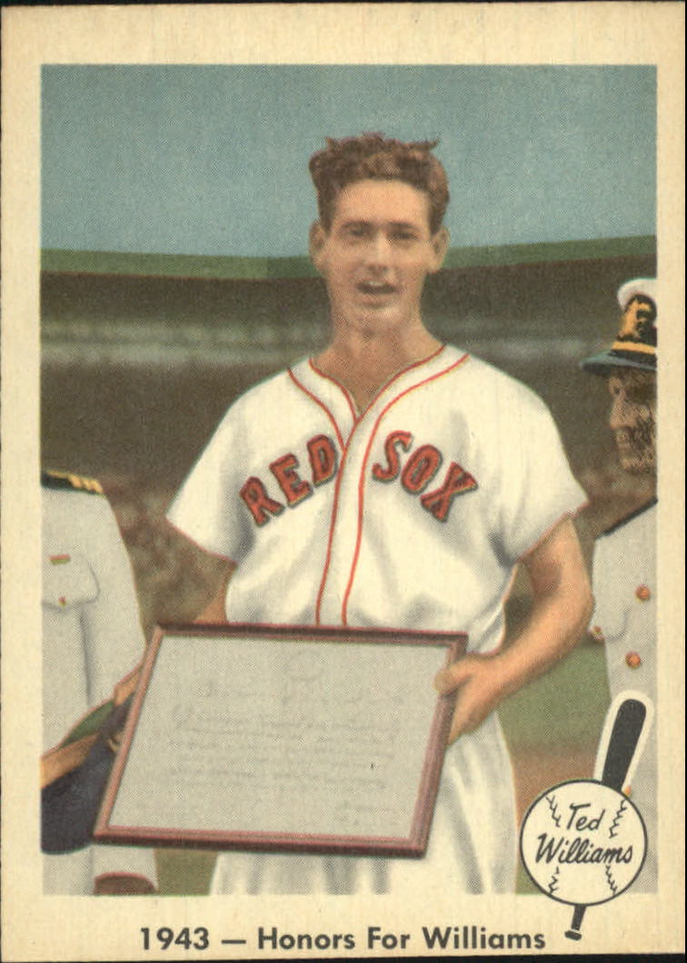 1959 Fleer Ted Williams #21 Honors for Williams