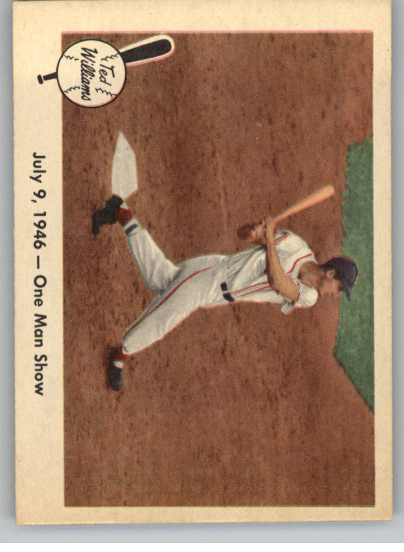 1959 Fleer Ted Williams #27 7/9/46 One Man Show