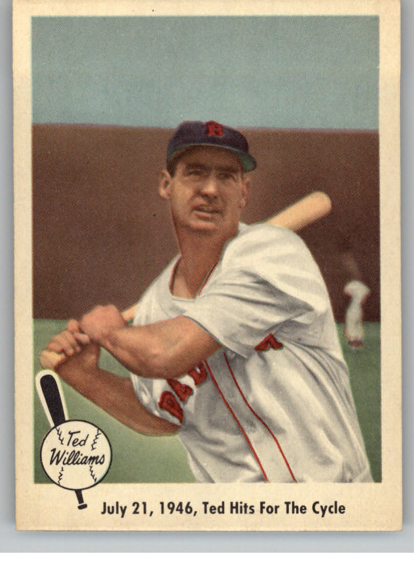 1959 Fleer Ted Williams #29 Ted Hits for Cycle