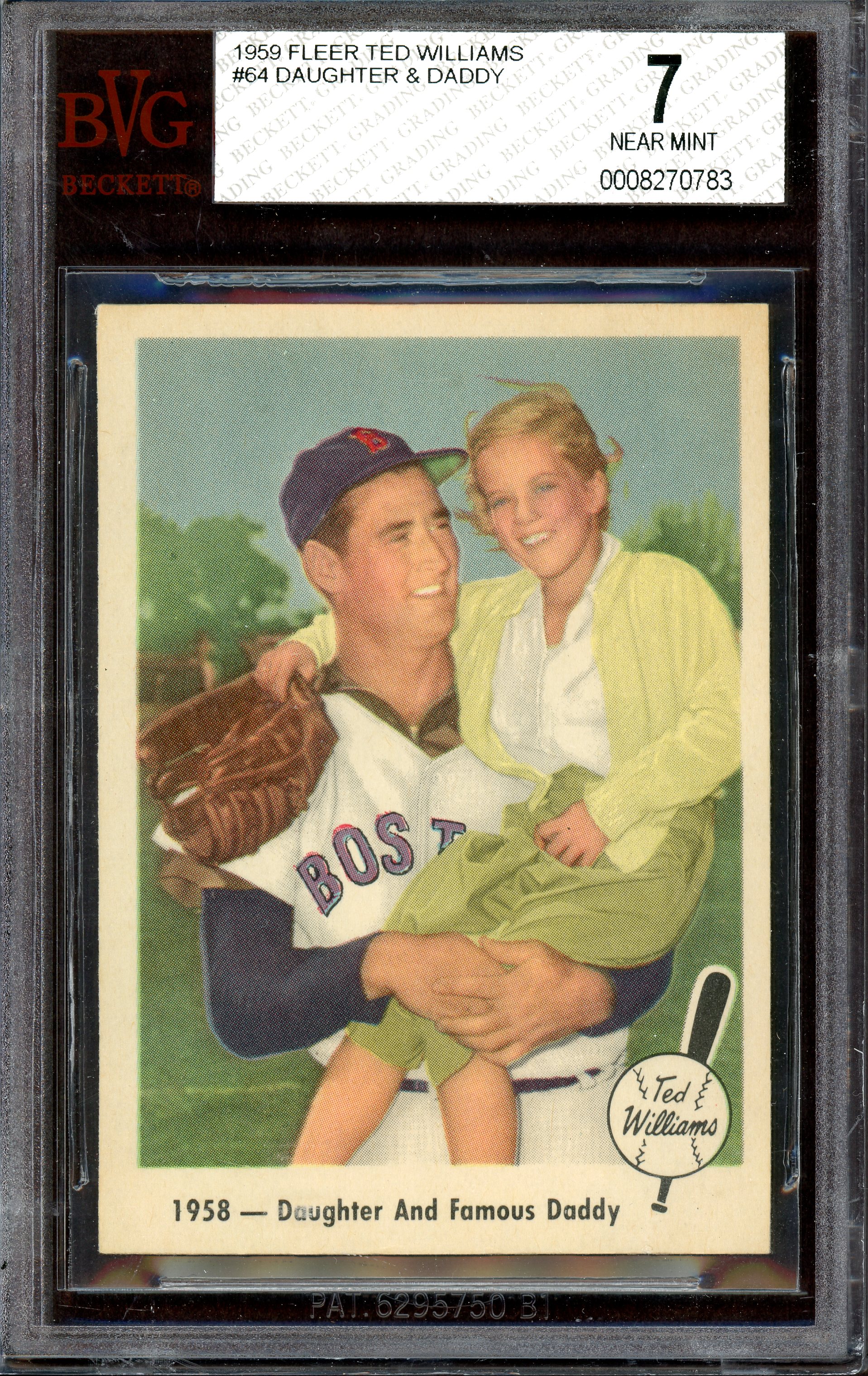 1959 Fleer Ted Williams #64 Daughter and Daddy