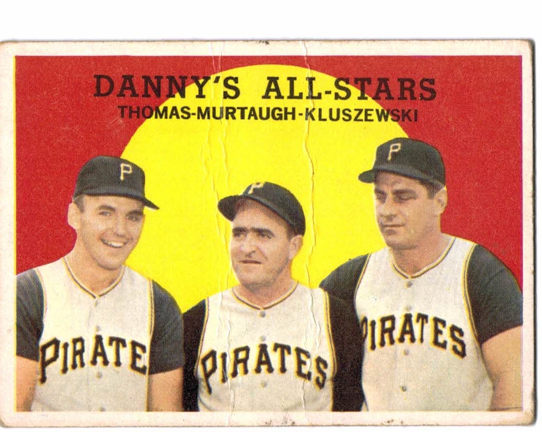 1959 Topps #17 Danny's All-Stars/Frank Thomas/Danny Murtaugh MG/Ted Kluszewski