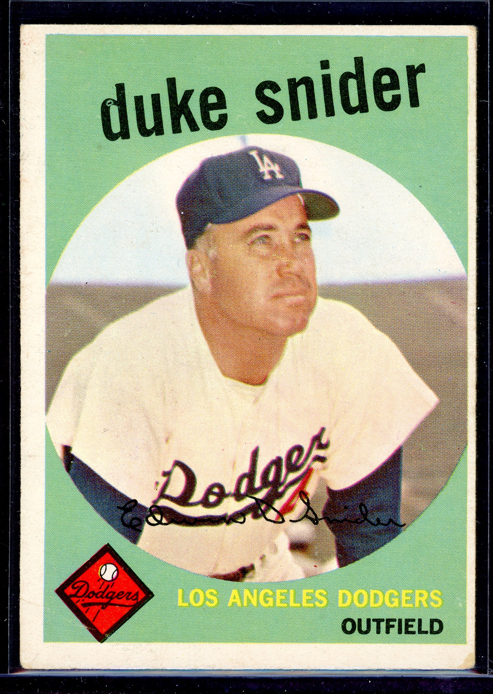 1959 Topps #20 Duke Snider