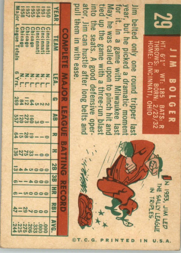 1959 TOPPS BASEBALL ASSORTED SINGLES U-PICK #1-220 - Picture 47 of 500