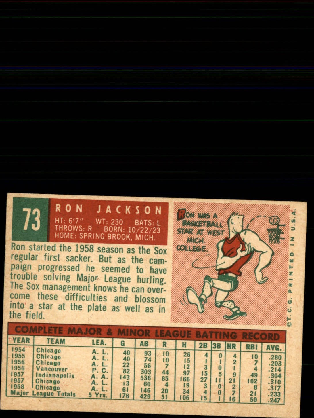 1959 TOPPS BASEBALL ASSORTED SINGLES U-PICK #1-220 - Picture 79 of 500