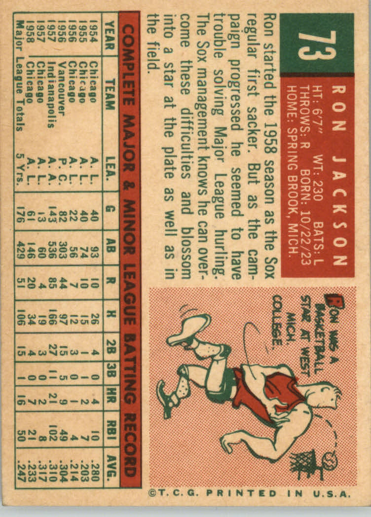1959 TOPPS BASEBALL ASSORTED SINGLES U-PICK #1-220 - Picture 81 of 500