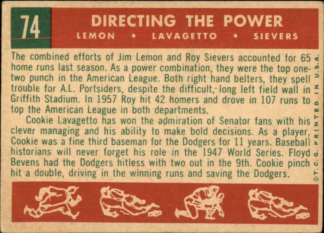 1959 TOPPS BASEBALL ASSORTED SINGLES U-PICK #1-220 - Picture 83 of 500