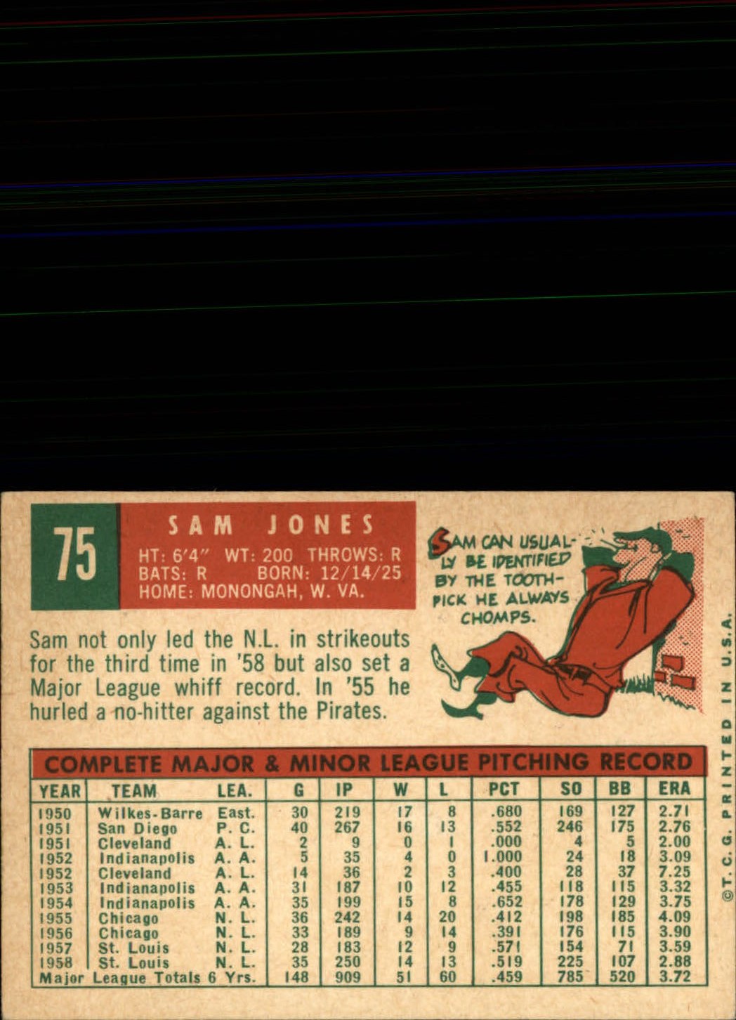 1959 TOPPS BASEBALL ASSORTED SINGLES U-PICK #1-220 - Picture 91 of 500