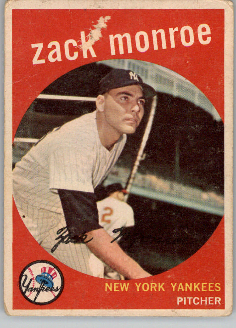 1959 Topps #108 Zack Monroe RC