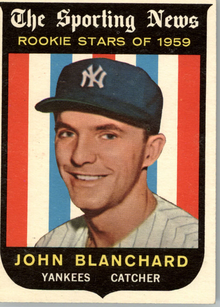 1959 Topps #117 John Blanchard RS RC