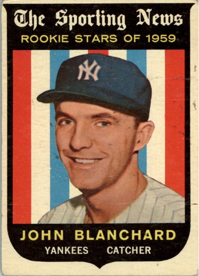 1959 Topps #117 John Blanchard RS RC