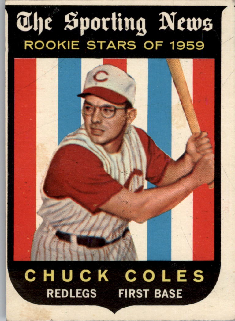 1959 Topps #120 Chuck Coles RS RC