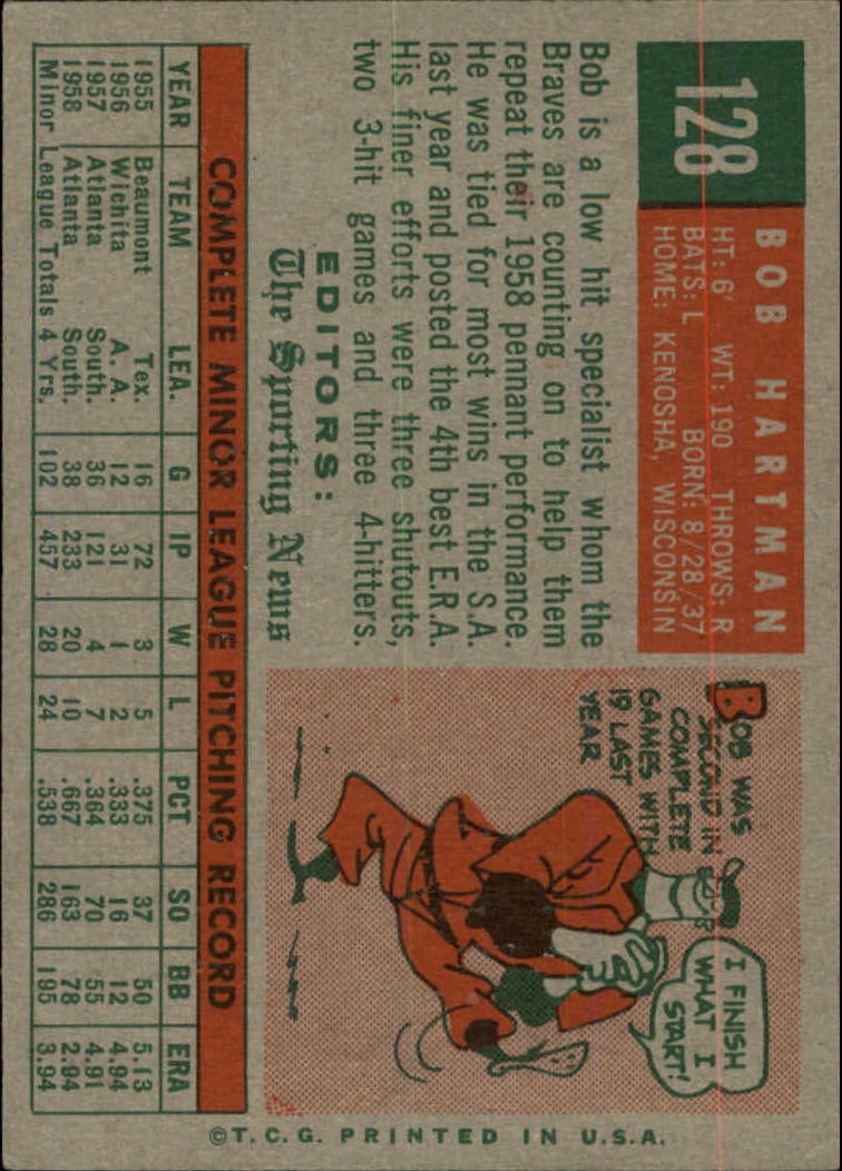 1959 TOPPS BASEBALL ASSORTED SINGLES U-PICK #1-220 - Picture 227 of 500