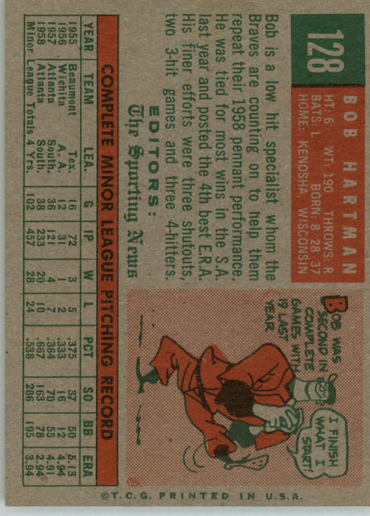 1959 TOPPS BASEBALL ASSORTED SINGLES U-PICK #1-220 - Picture 229 of 500