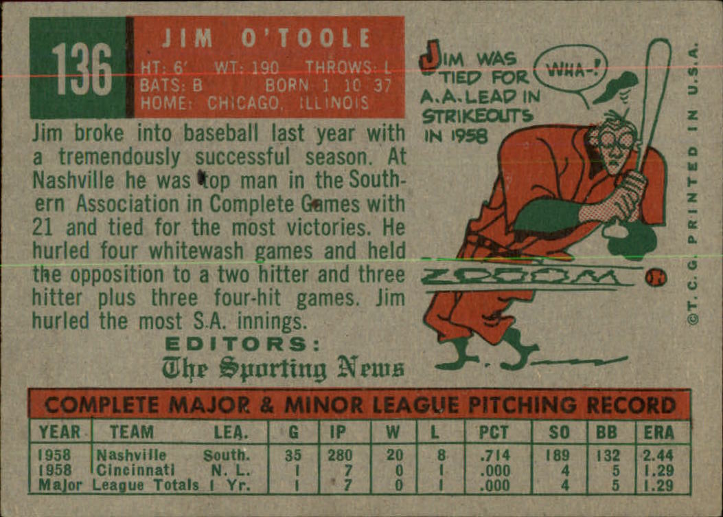 1959 TOPPS BASEBALL ASSORTED SINGLES U-PICK #1-220 - Picture 261 of 500