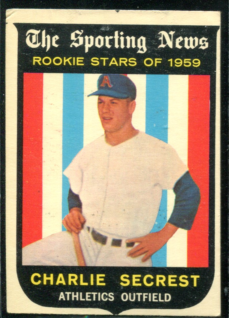 1959 Topps #140 Charlie Secrest RS RC