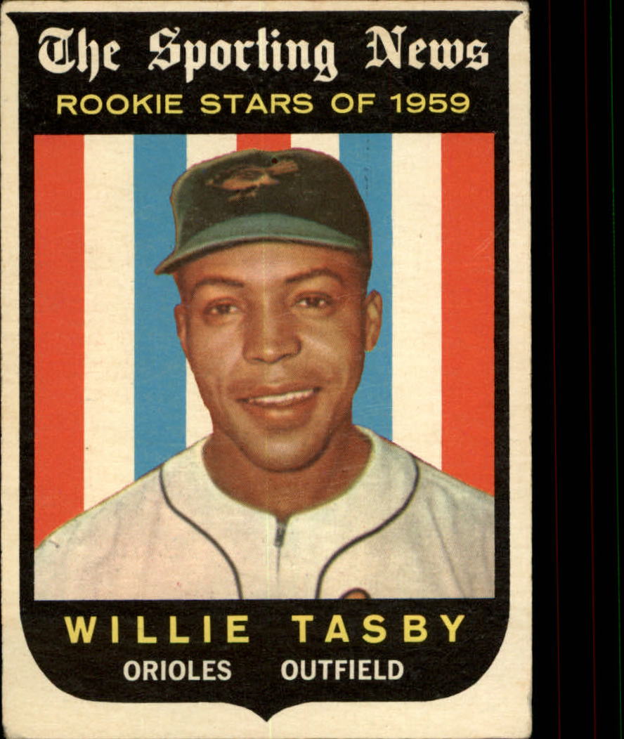 1959 Topps #143 Willie Tasby RS RC