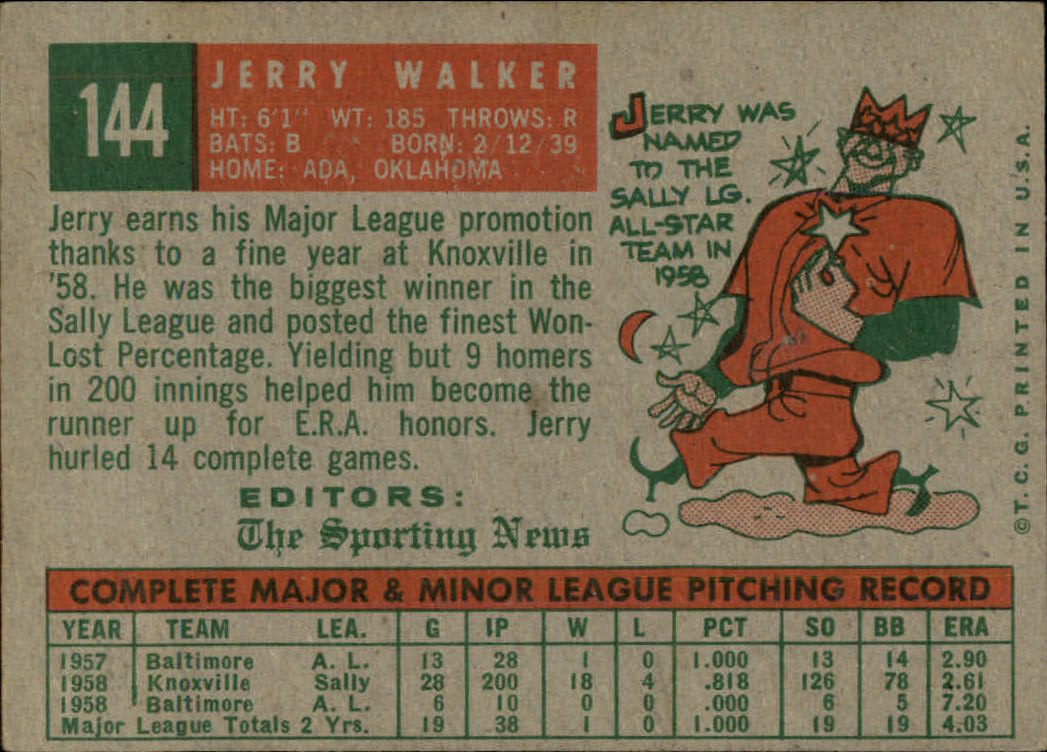 1959 TOPPS BASEBALL ASSORTED SINGLES U-PICK #1-220 - Picture 293 of 500
