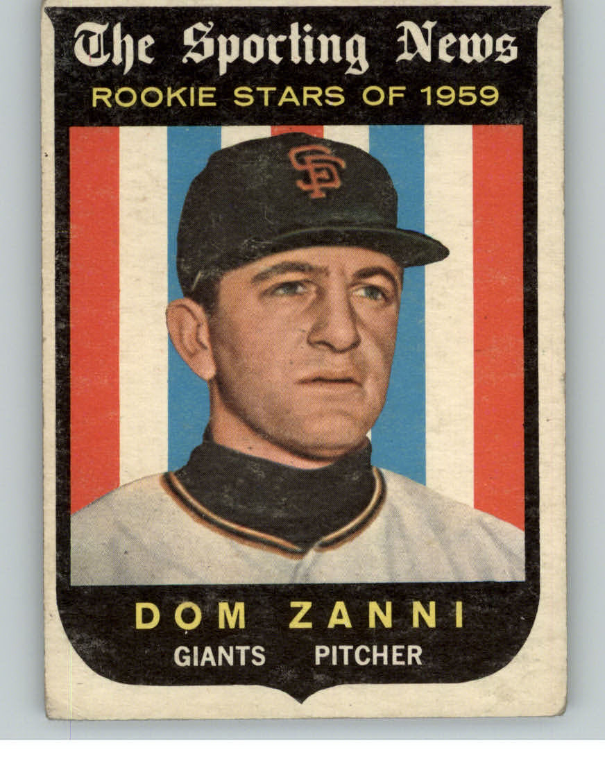 1959 Topps #145 Dom Zanni RS RC