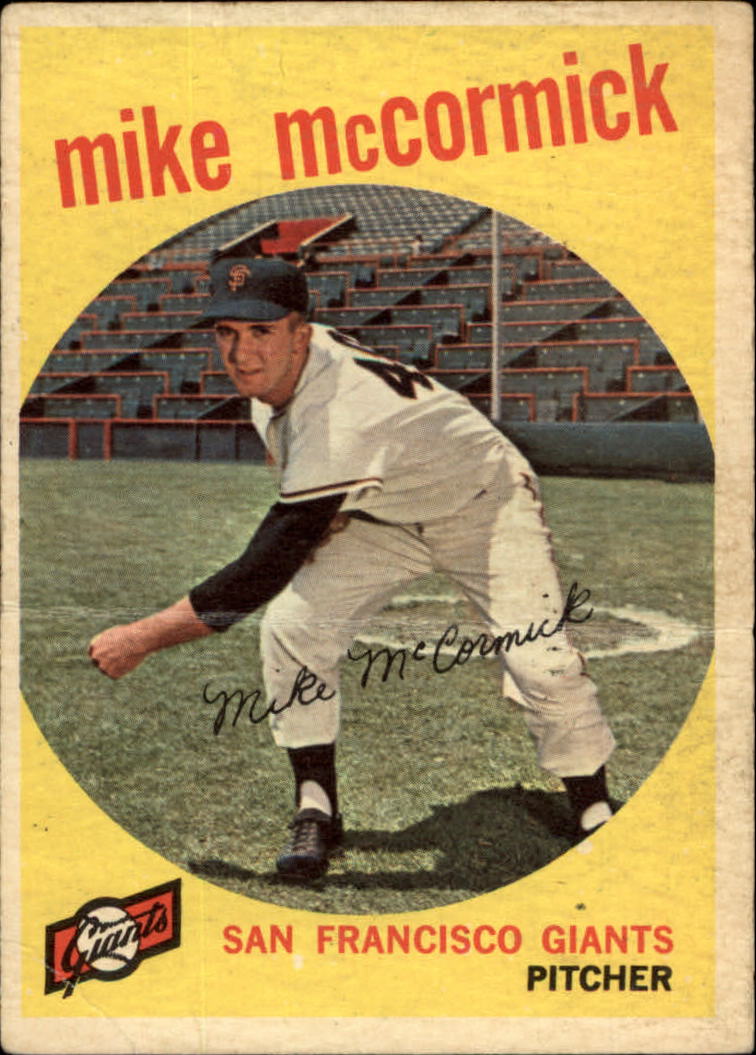 1959 TOPPS BASEBALL ASSORTED SINGLES U-PICK #1-220 - Picture 302 of 500