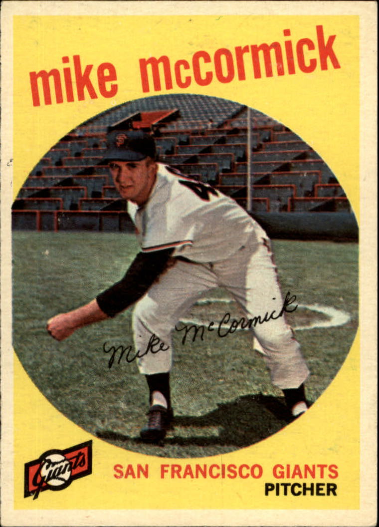 1959 TOPPS BASEBALL ASSORTED SINGLES U-PICK #1-220 - Picture 304 of 500