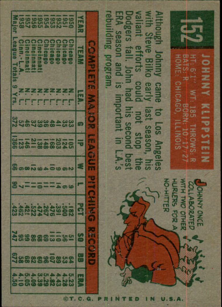 1959 TOPPS BASEBALL ASSORTED SINGLES U-PICK #1-220 - Picture 317 of 500
