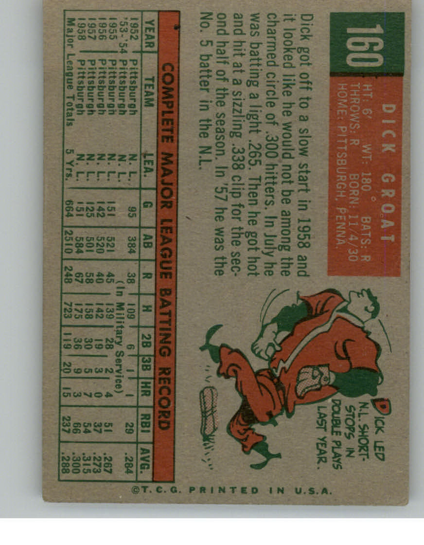 1959 TOPPS BASEBALL ASSORTED SINGLES U-PICK #1-220 - Picture 332 of 500