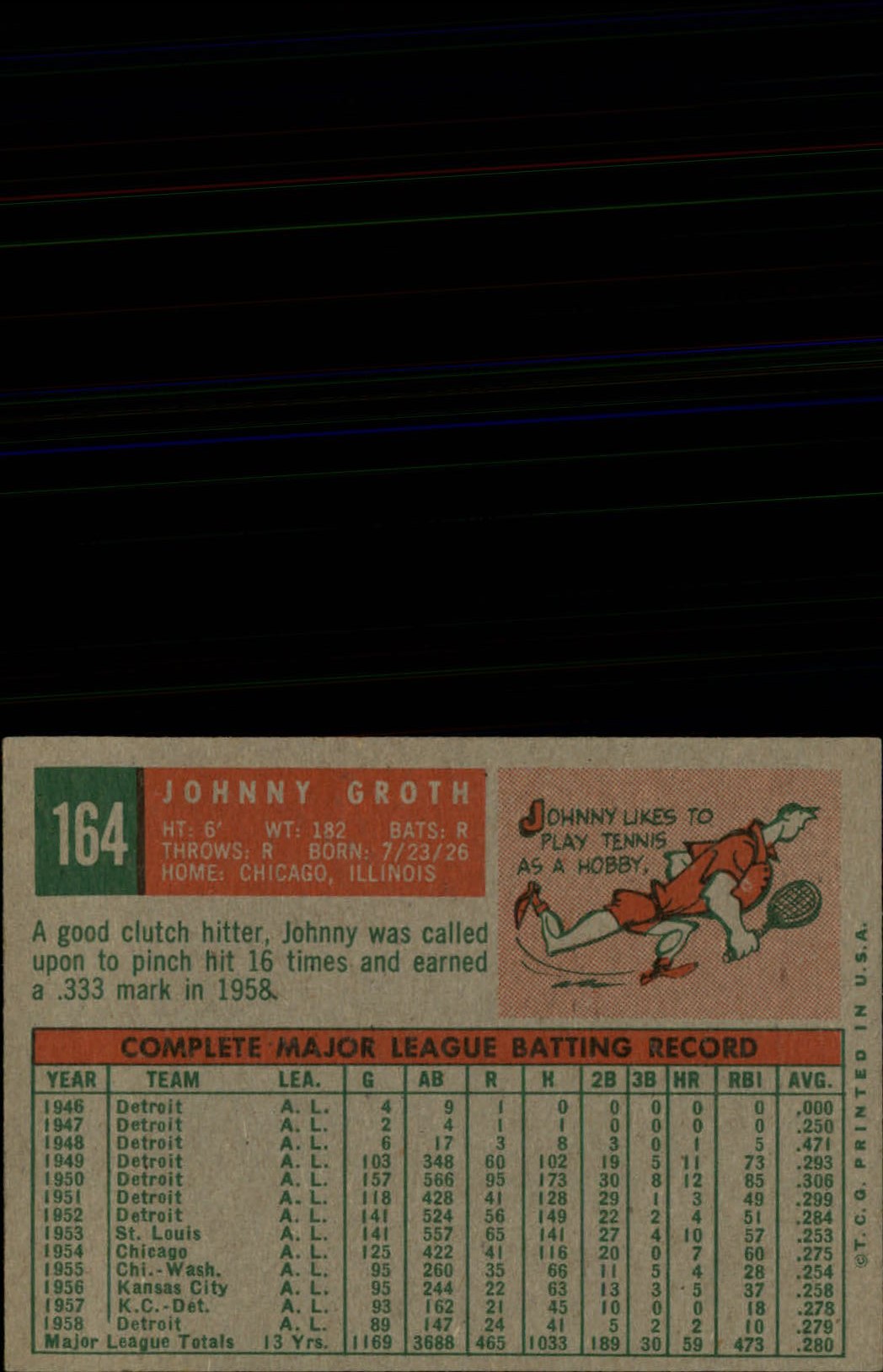 1959 TOPPS BASEBALL ASSORTED SINGLES U-PICK #1-220 - Picture 340 of 500