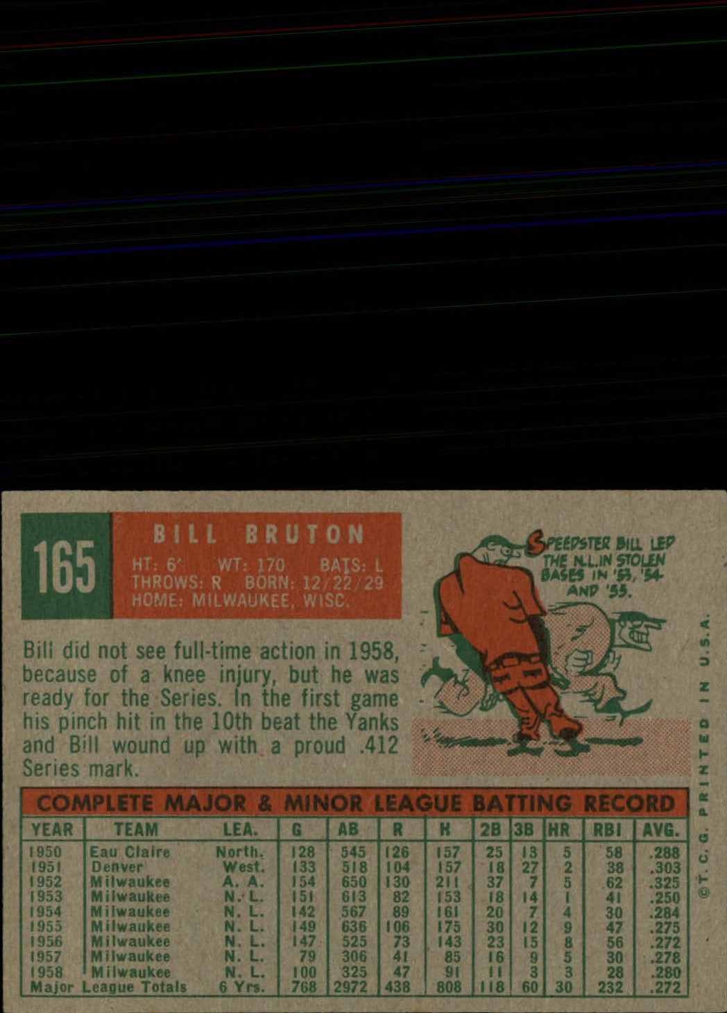 1959 TOPPS BASEBALL ASSORTED SINGLES U-PICK #1-220 - Picture 344 of 500