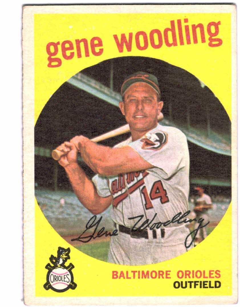 1959 Topps #170 Gene Woodling
