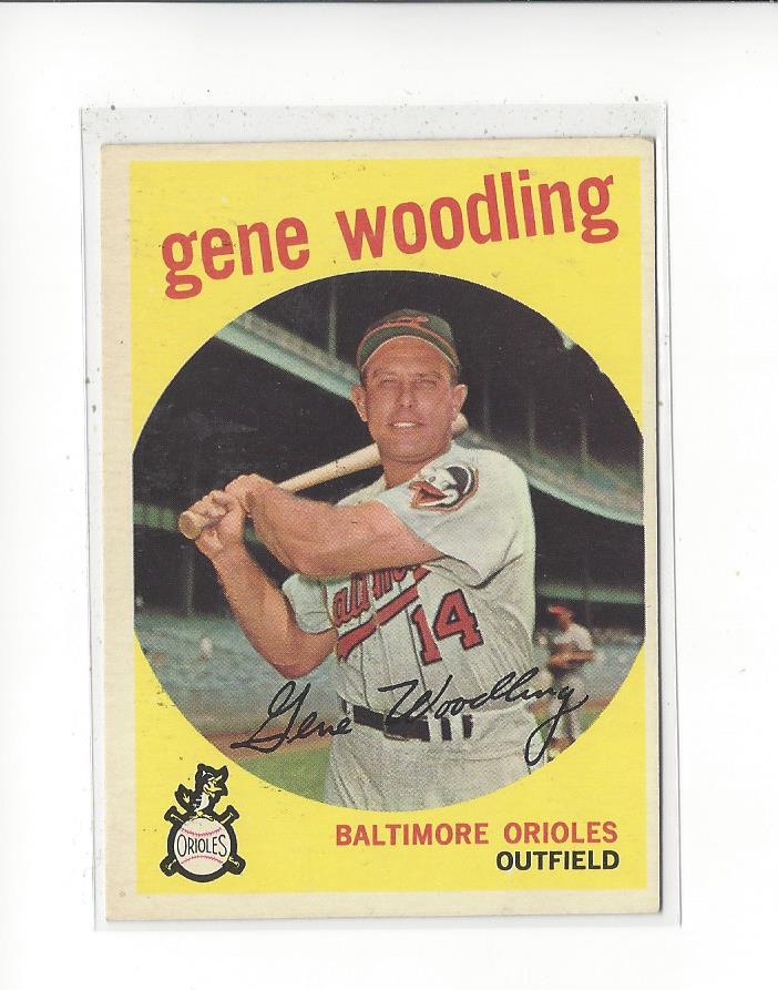 1959 Topps #170 Gene Woodling