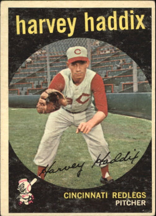 1959 Topps #184 Harvey Haddix