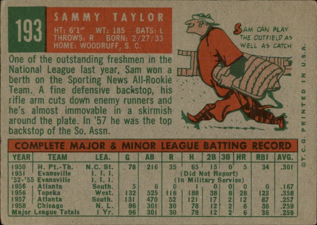 1959 TOPPS BASEBALL ASSORTED SINGLES U-PICK #1-220 - Picture 424 of 500
