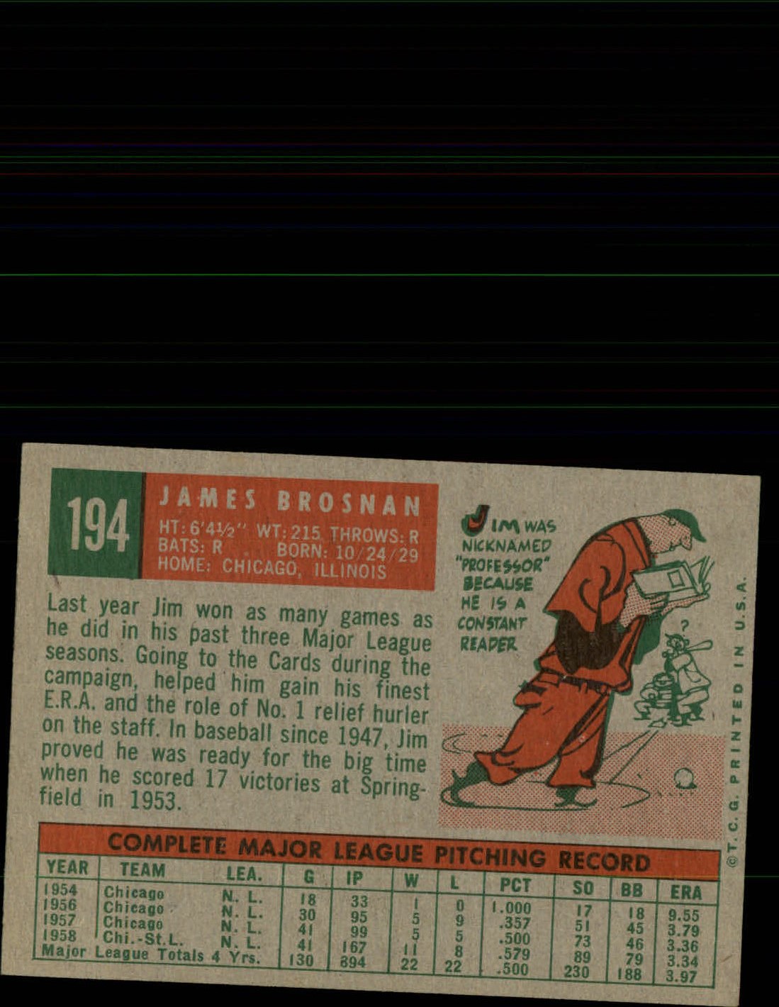 1959 TOPPS BASEBALL ASSORTED SINGLES U-PICK #1-220 - Picture 426 of 500