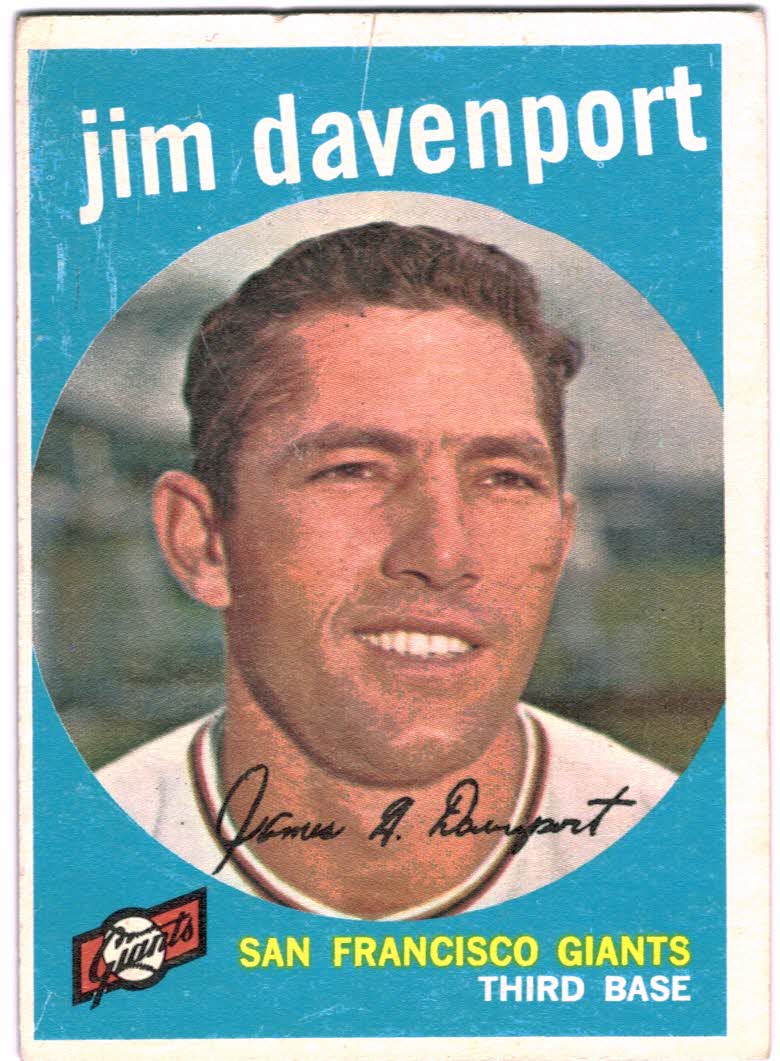 1959 Topps #198 Jim Davenport