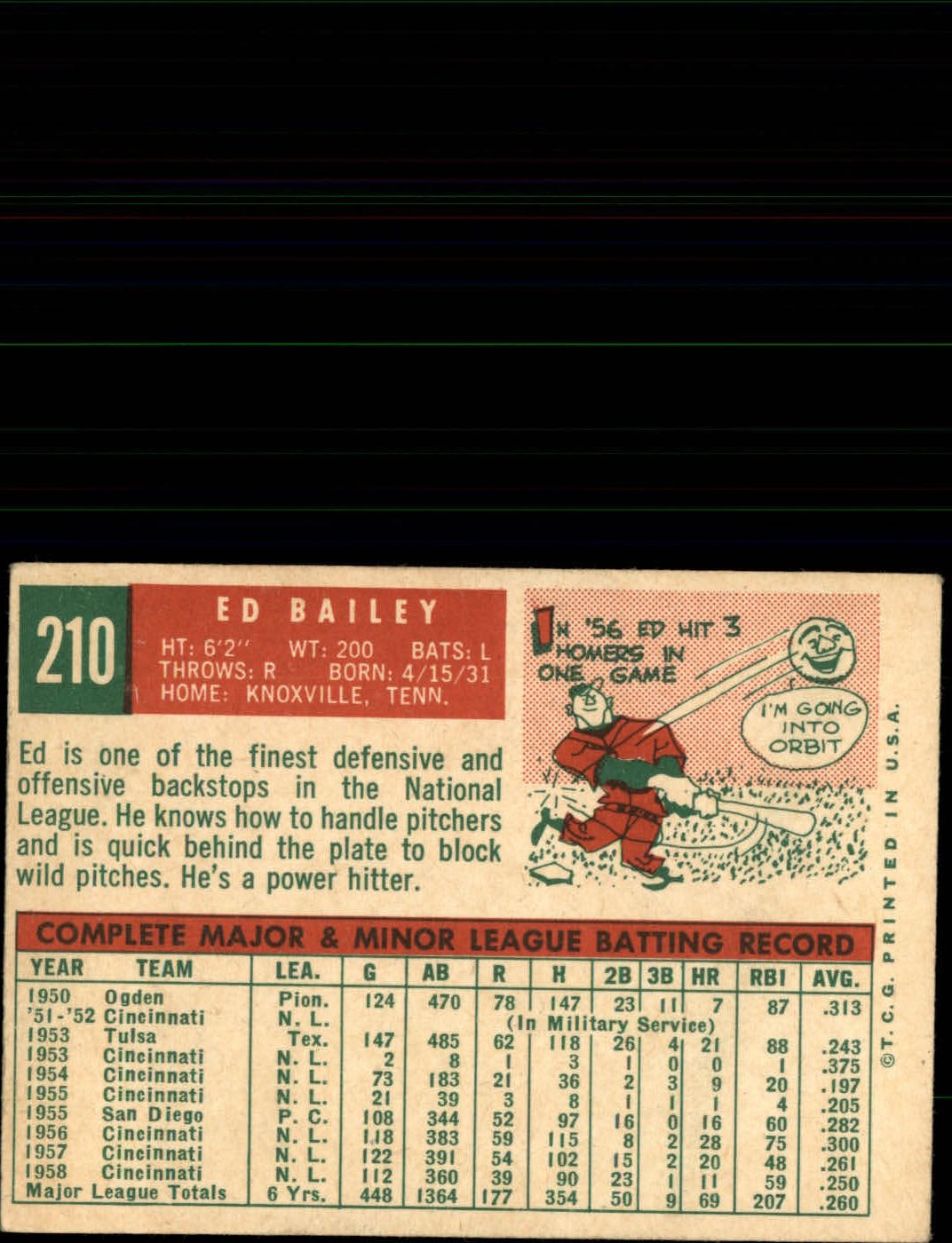 1959 TOPPS BASEBALL ASSORTED SINGLES U-PICK #1-220 - Picture 468 of 500