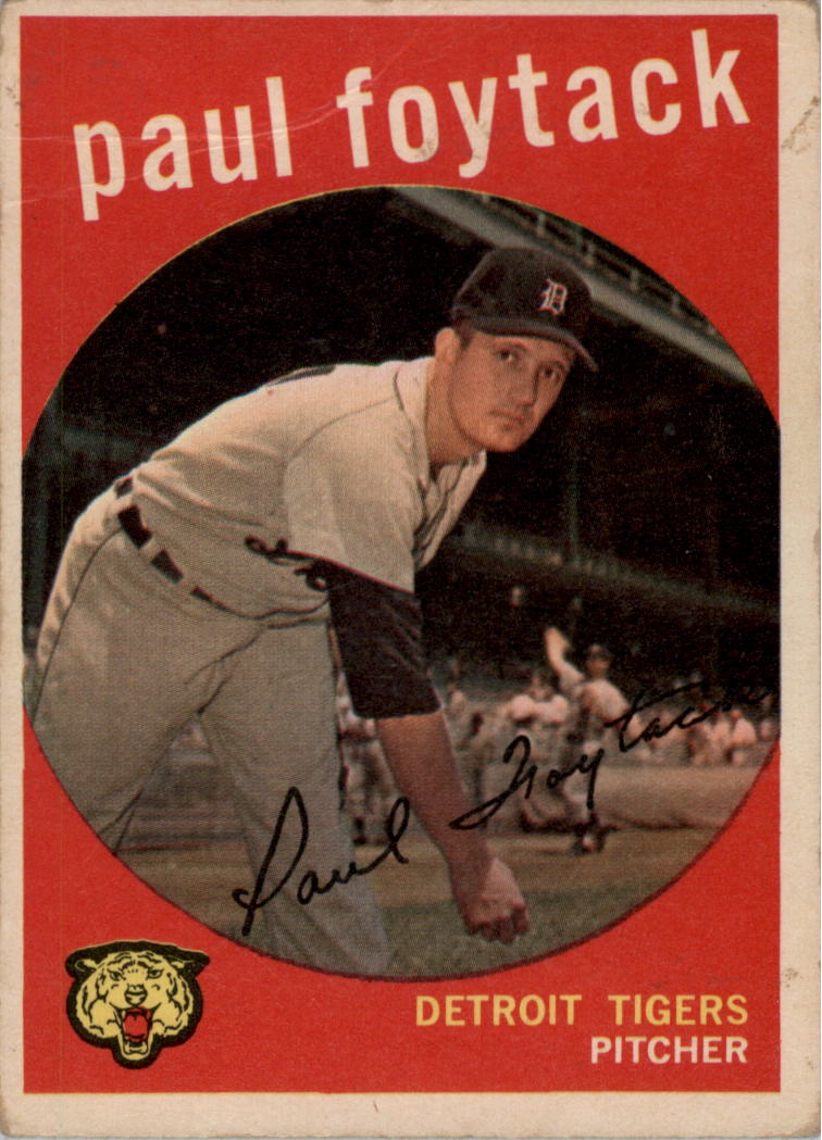 1959 Topps #233 Paul Foytack