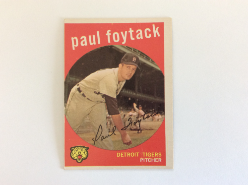 1959 Topps #233 Paul Foytack