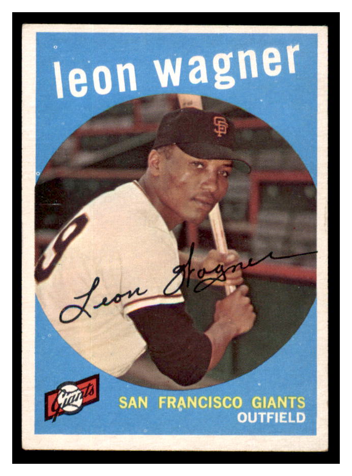 1959 Topps #257A Leon Wagner GB