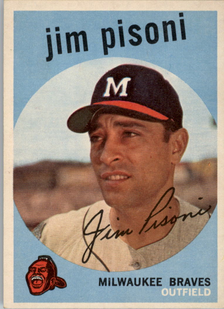 1959 Topps #259 Jim Pisoni
